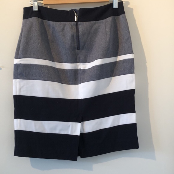 Sz4 stretch Cleo petites striped skirt - Picture 5 of 8